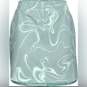 Under Armour Links Woven Golf Skort Aqua Blue Swirl